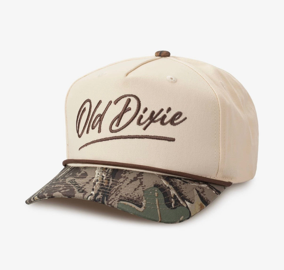 Old Dixie camo bill hat