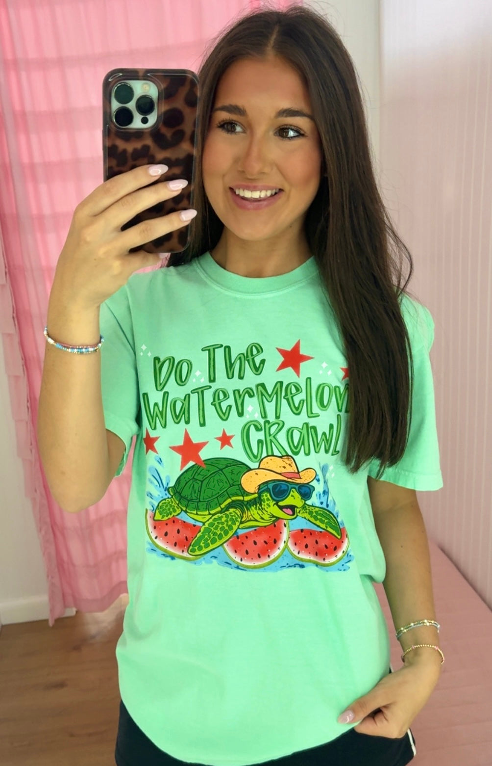 Watermelon crawl tee