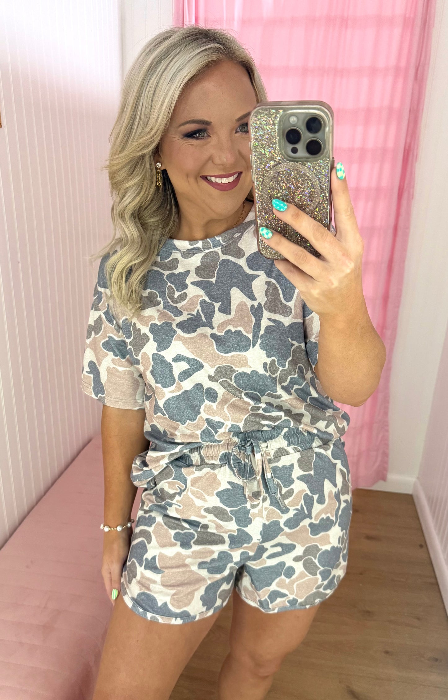 Dark Camo short set
