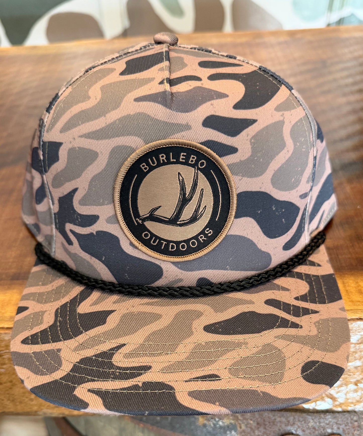 Burlebo antler patch hat