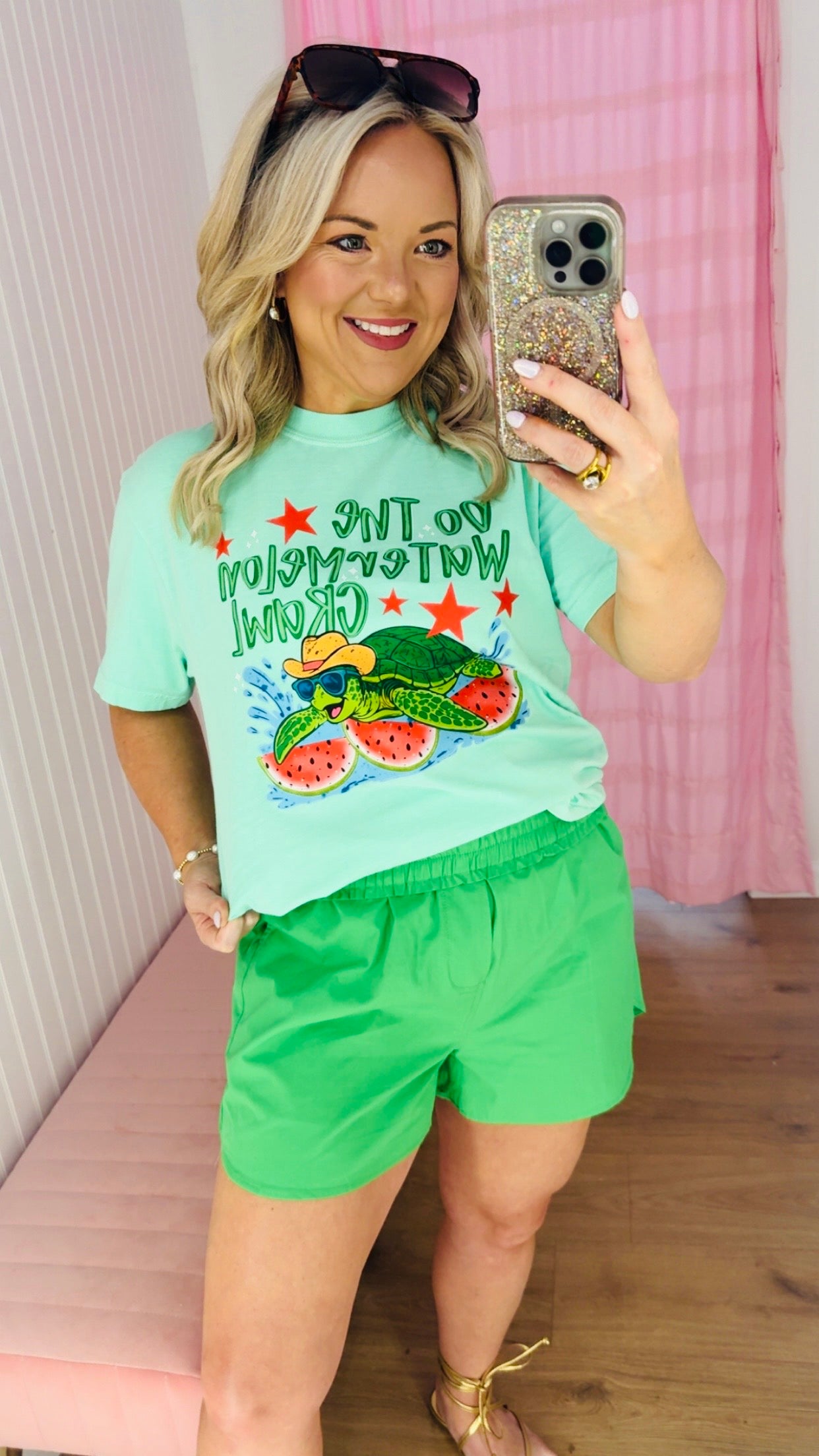 Poplin shorts