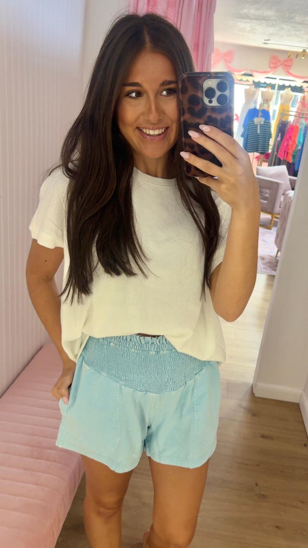 White cap sleeve Tee