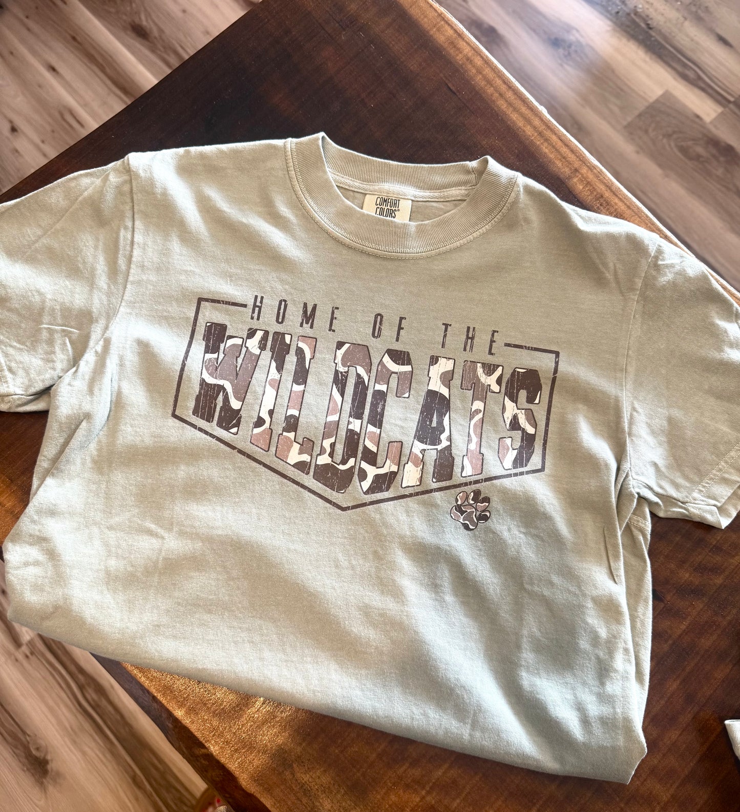 Camo wildcats shirt