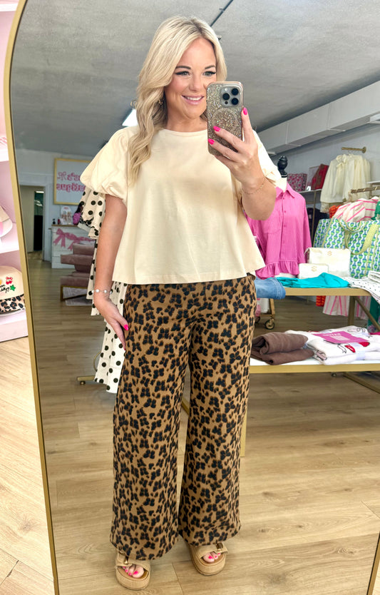 Leopard pants