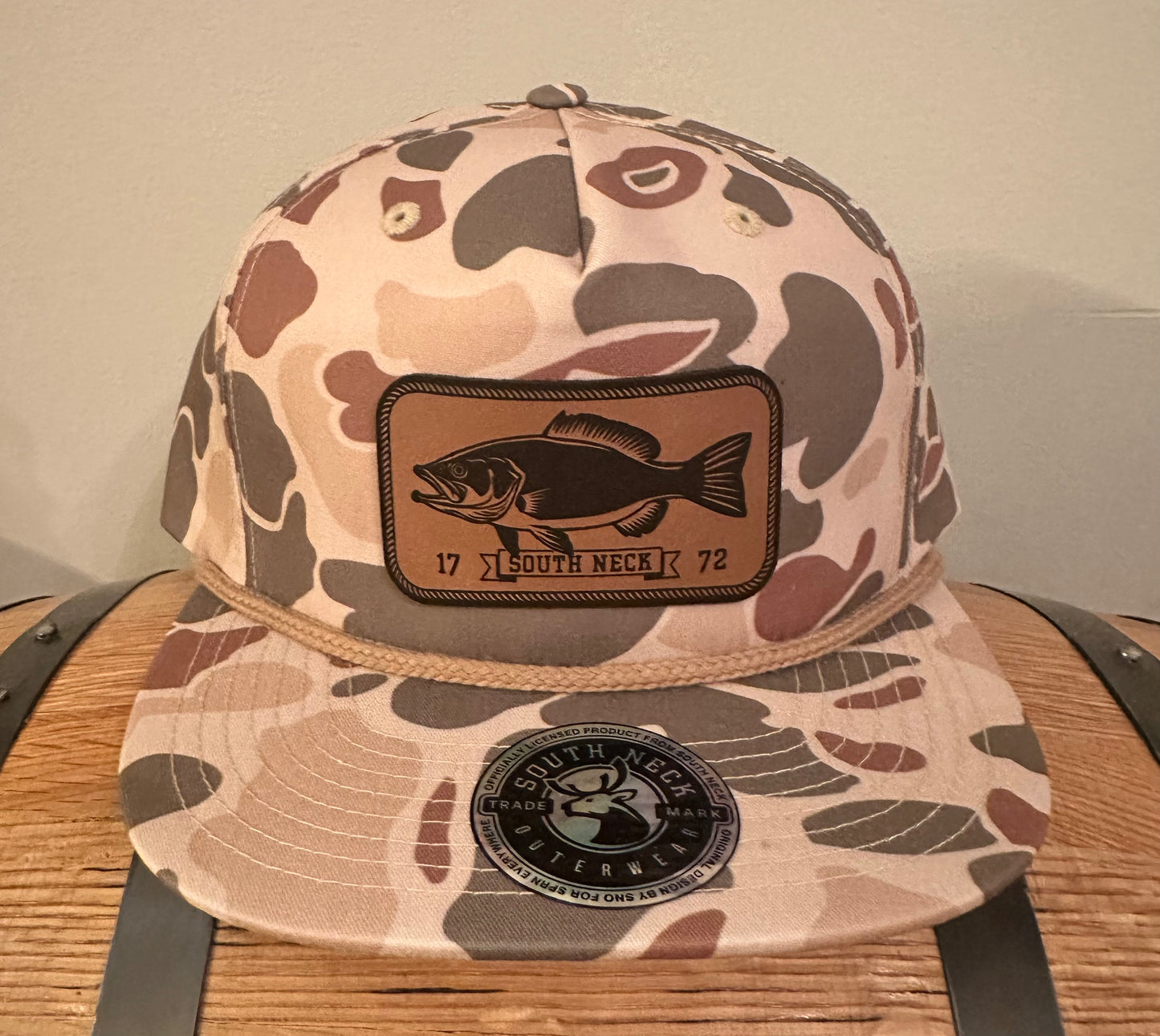 Bass camo hat