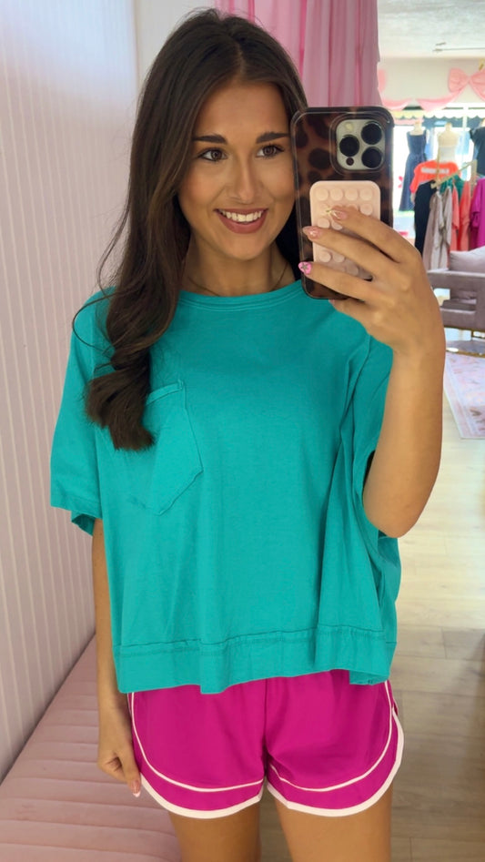 Boxy seam tee