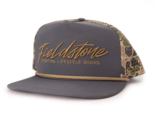 Fieldstone backwoods camo rope hat