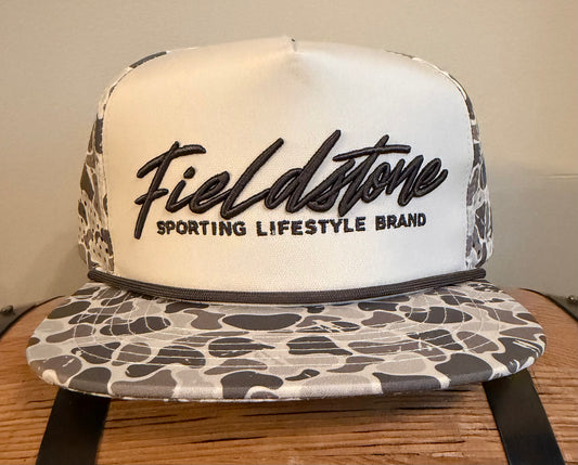 Fieldstone brown camo hat