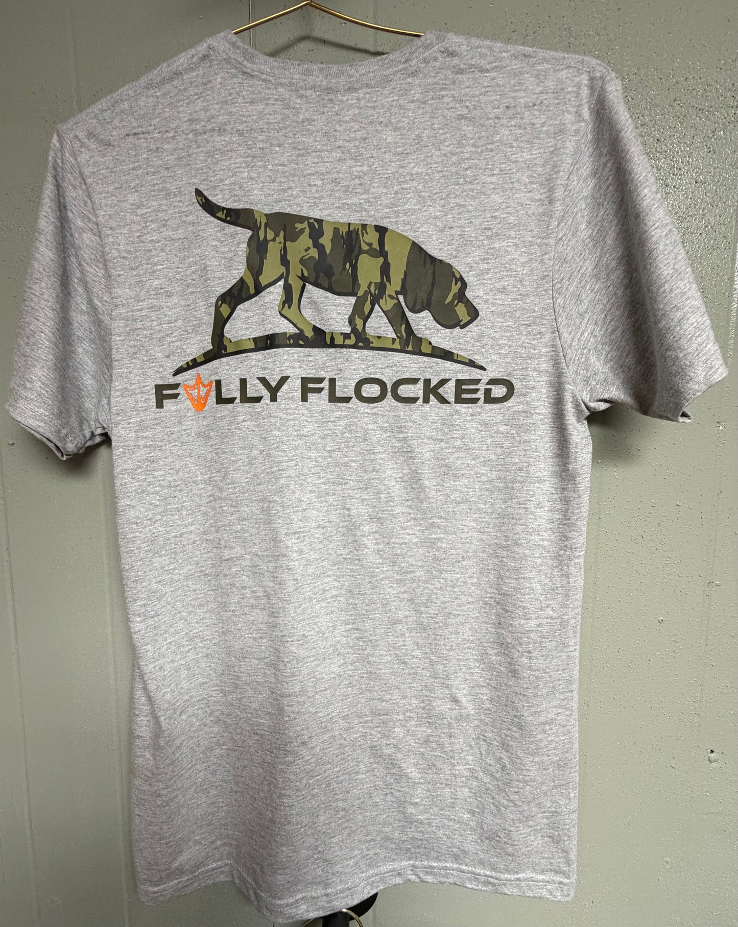 Fully flocked shirt