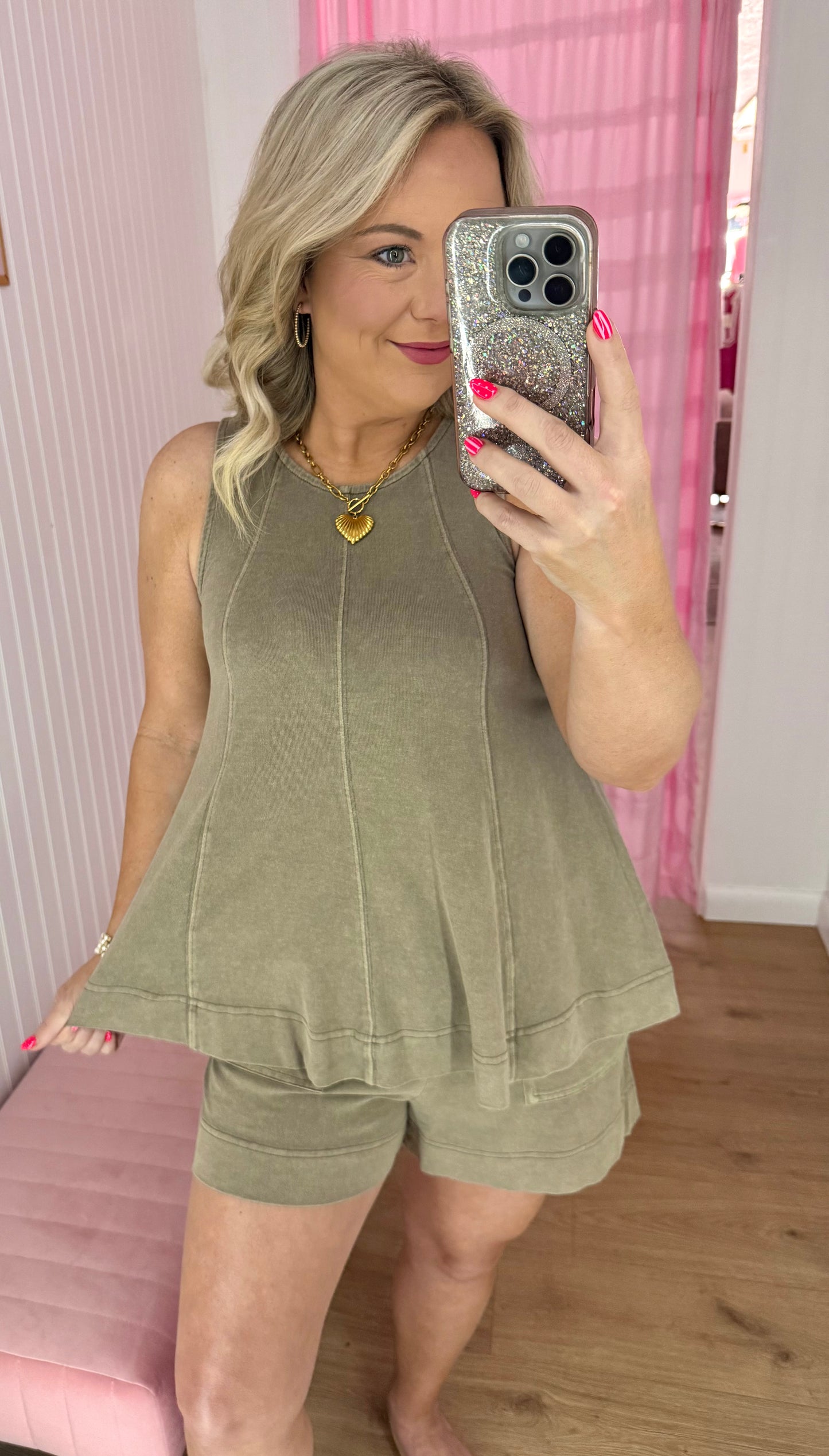 Tank short set