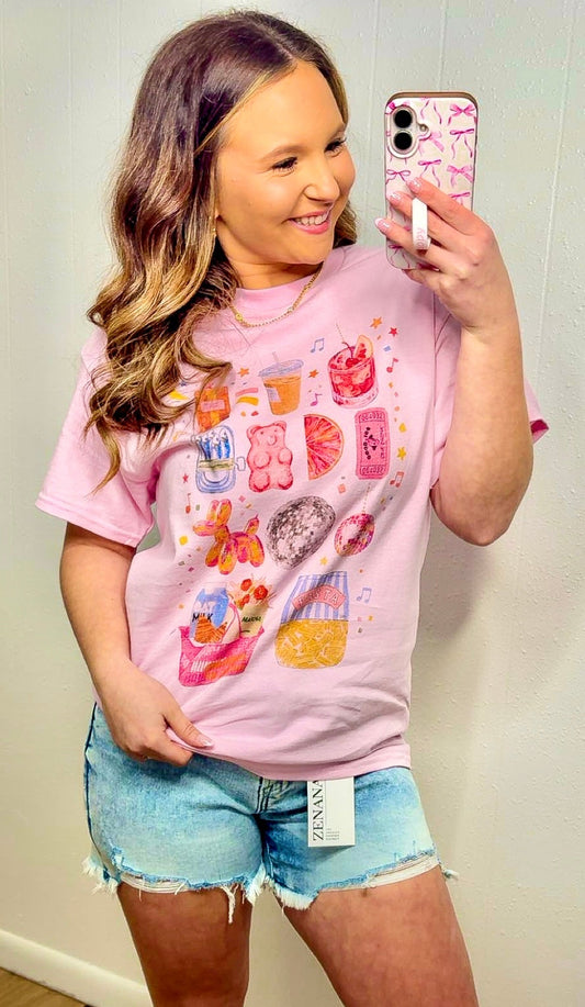 Girlie essentials graphic tee