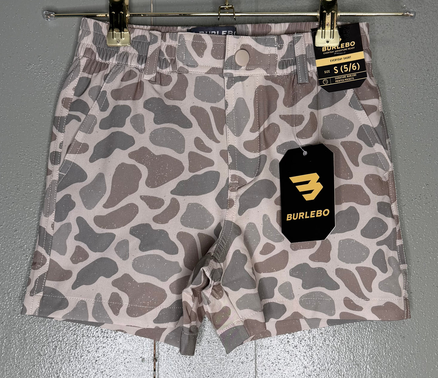 Youth classic deer camo burlebo shorts