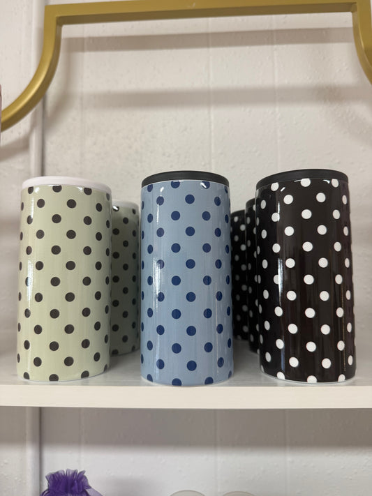 Polka dot Slim hard can cookie